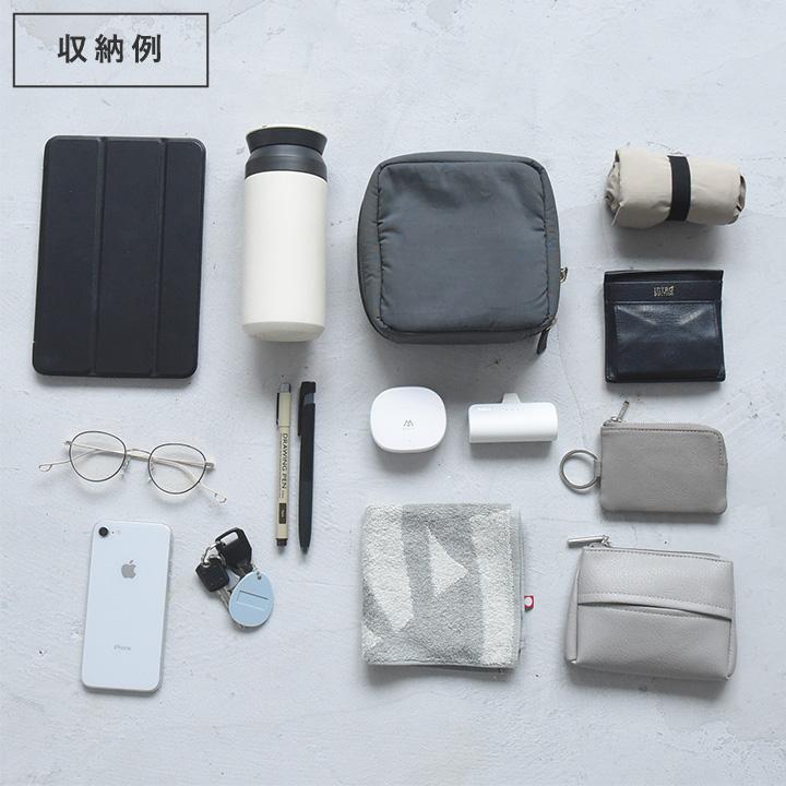 バッグを仕切れる 深型 バッグインバッグ 縦型 自立 大き目 インナーバッグ 薄型 bon moment  ボンモマン | bon moment | 15