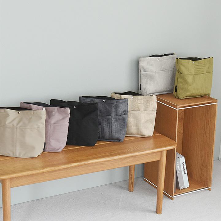 バッグを仕切れる 深型 バッグインバッグ 縦型 自立 大き目 インナーバッグ 薄型 bon moment  ボンモマン | bon moment | 16