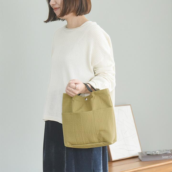 バッグを仕切れる 深型 バッグインバッグ 縦型 自立 大き目 インナーバッグ 薄型 bon moment  ボンモマン | bon moment | 17