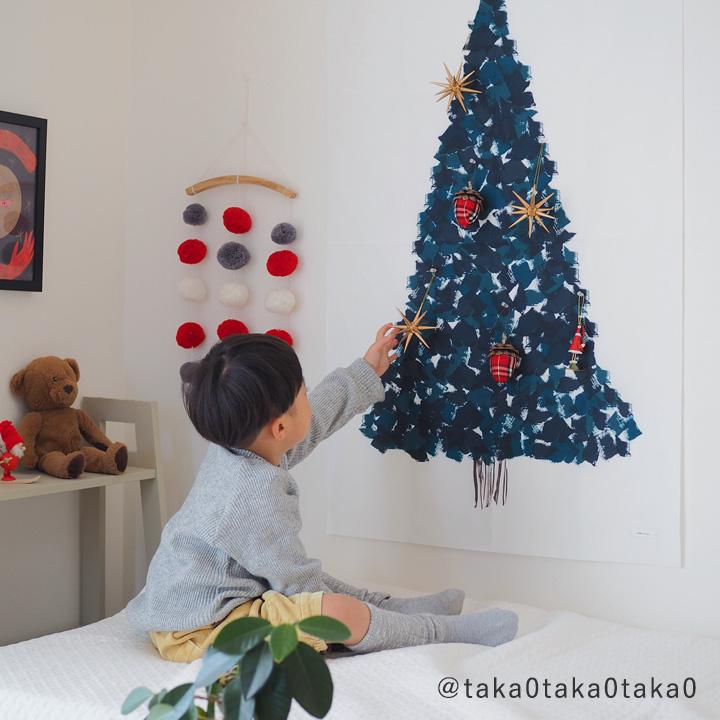 クリスマス タペストリー おしゃれ クリスマスツリー 壁掛け 110×70 kukka ja puu クッカヤプー【送料無料】 | kukka ja puu | 16
