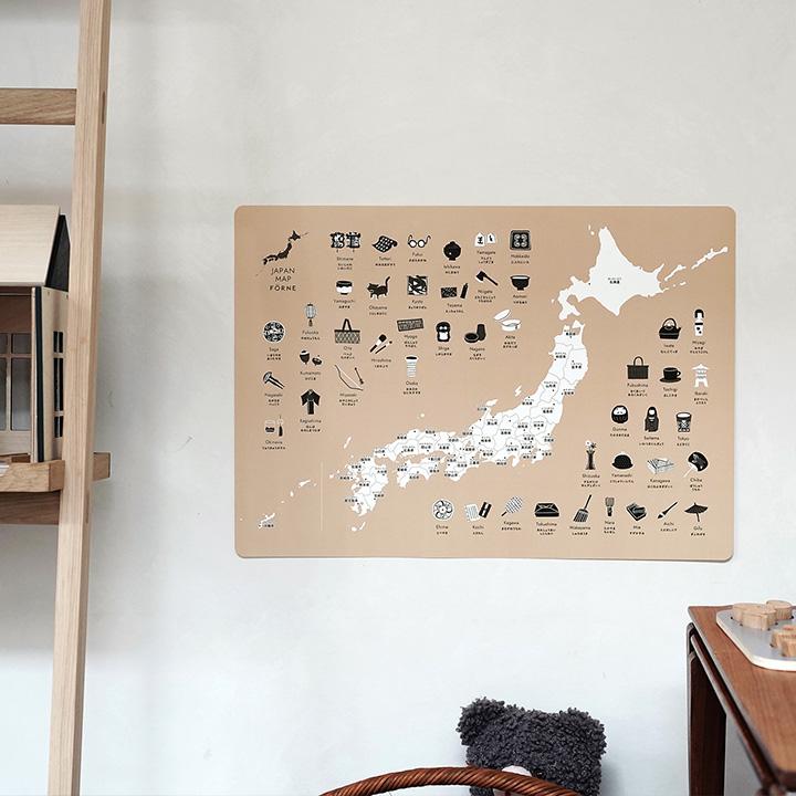 限定柄 惑星も／ FORNE フォルネ 知育ポスター B3 yrh ひらがな