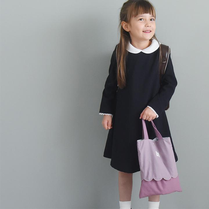 kukka ja puu（クッカヤプー） 【北欧シンプル無地】シューズバッグ