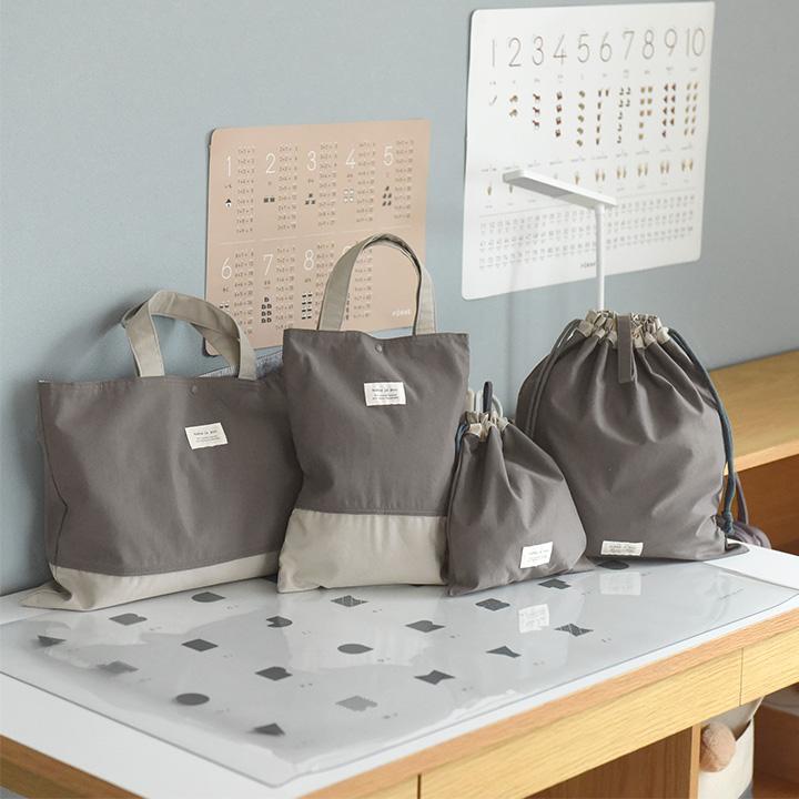 kukka ja puu（クッカヤプー） 北欧シンプル無地 入園入学セット 4点