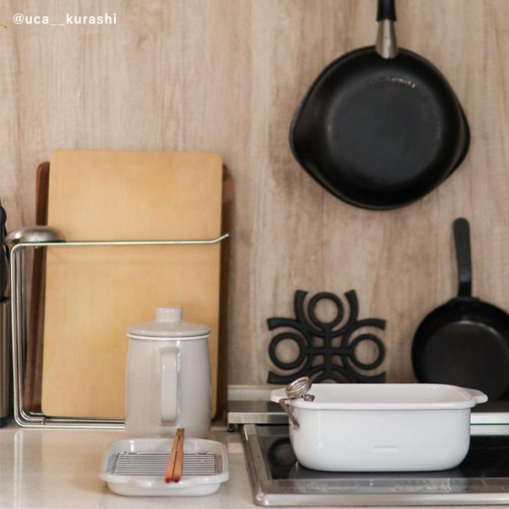 おまけ特典付き 富士ホーロー 角型天ぷら鍋 天ぷら鍋 角型 ih ホーロー 琺瑯 温度計付き 揚げ網 バット付 揚げ鍋 yrh 【揚げ物】【送料無料】 | 富士ホーロー | 17