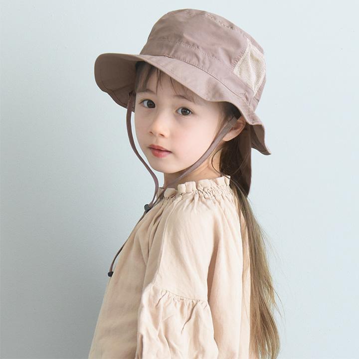 kukka ja puu（クッカヤプー） キッズ 帽子 夏 ハット メッシュ 日よけ