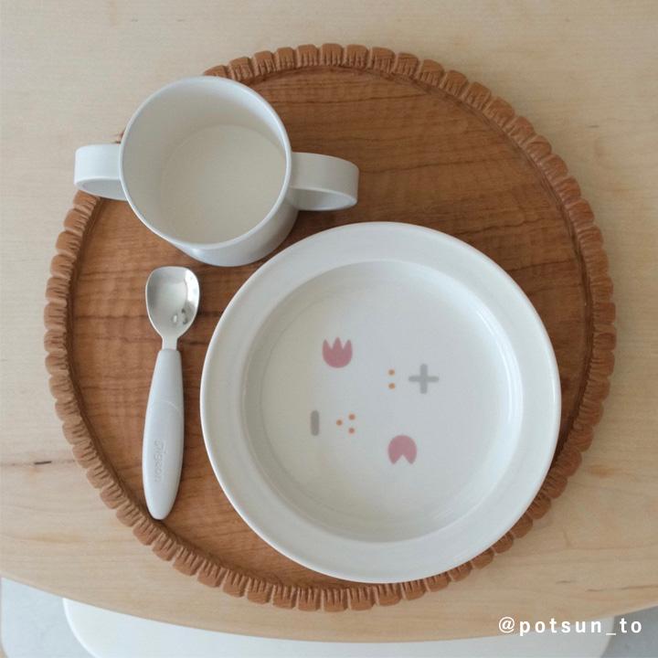 kukka ja puu（クッカヤプー） すくいやすいうつわ 食器 プレート 16.5