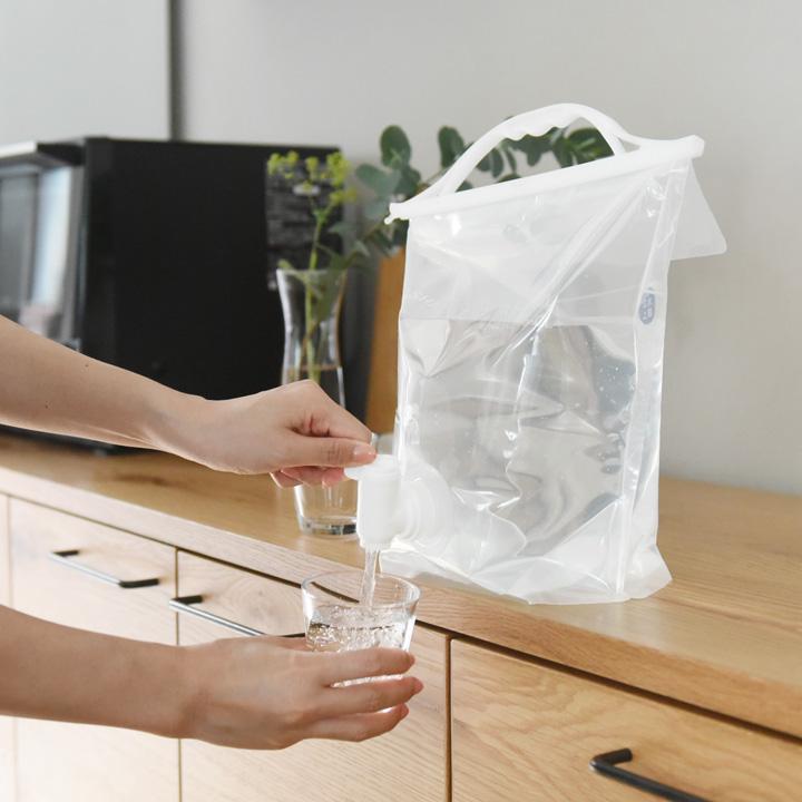 ウォータータンク 折りたたみ 蛇口付き ウォータージャグ 給水袋 防災