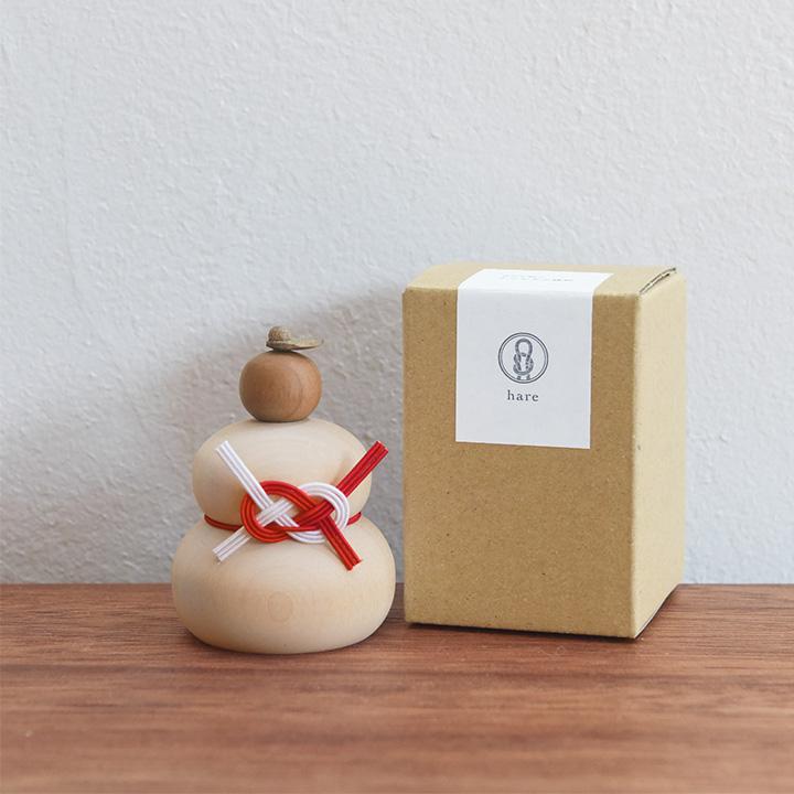 アンジェ別注】 hare 水引で結ぶ 小さな木の鏡餅 お正月 : アンジェ