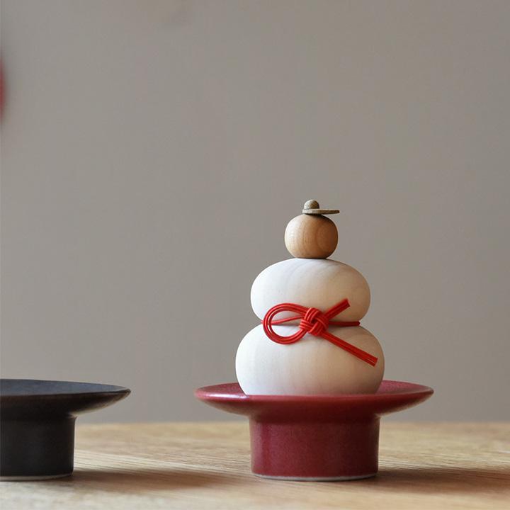 アンジェ別注】 hare 水引で結ぶ 小さな木の鏡餅 お正月 : アンジェ