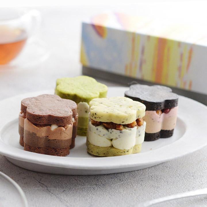 バターサンド 4種 波セット 寄せては返す、香りほどける4種／積奏