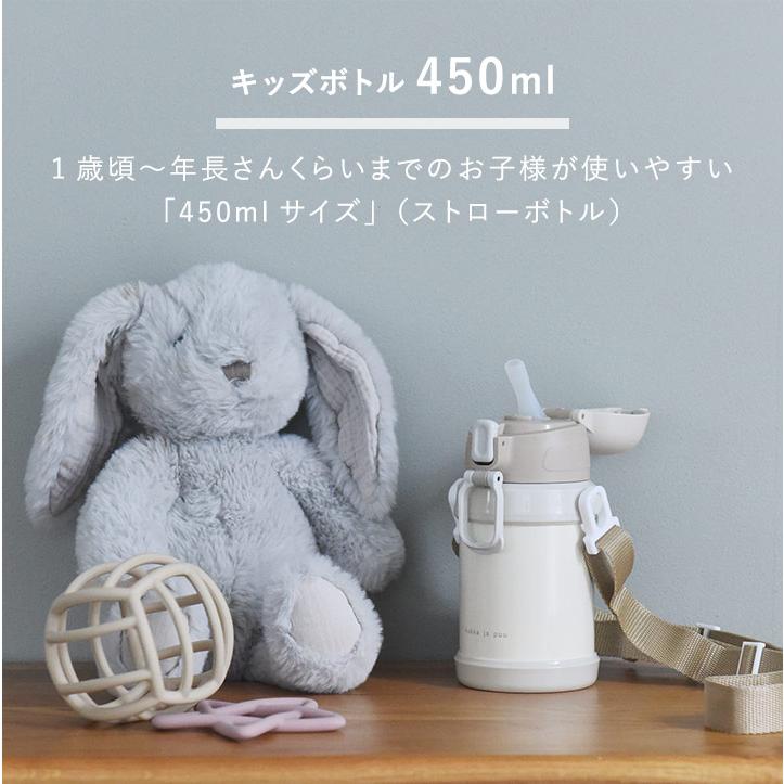 水筒 1リットル 800ml 600ml 450ml 子供 保冷 ステンレス 直のみ ワンタッチ yrh kukka ja puu クッカヤプー【送料無料】 | kukka ja puu | 14