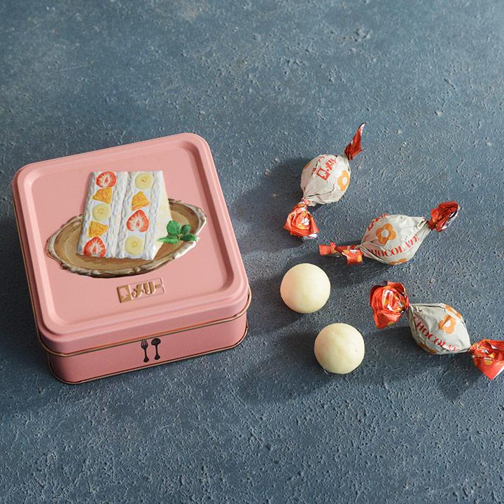 賞味期限:2026/3/10】 はじけるキャンディチョコレート レトロ缶