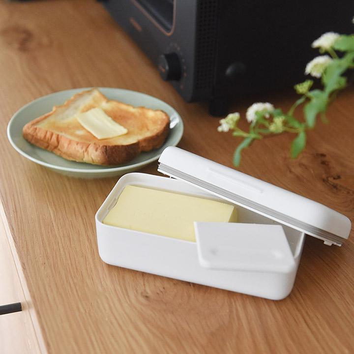 バターケース バターカットケース バターカッター マーナ 薄く切れるカッター付き バターケース MARNA 1 | marna
