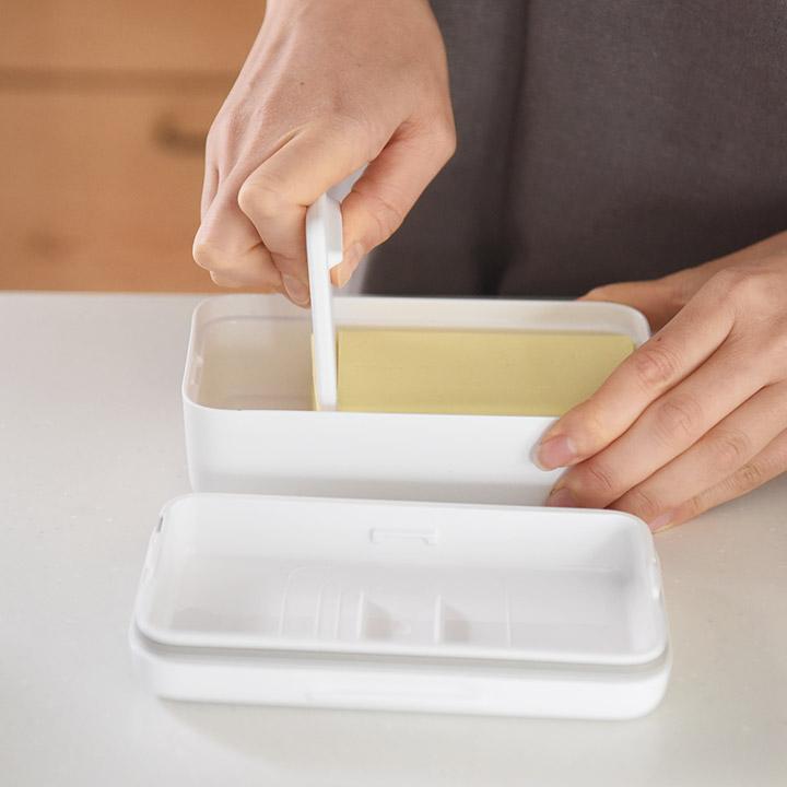 バターケース バターカットケース バターカッター マーナ 薄く切れるカッター付き バターケース MARNA 1 | marna | 10