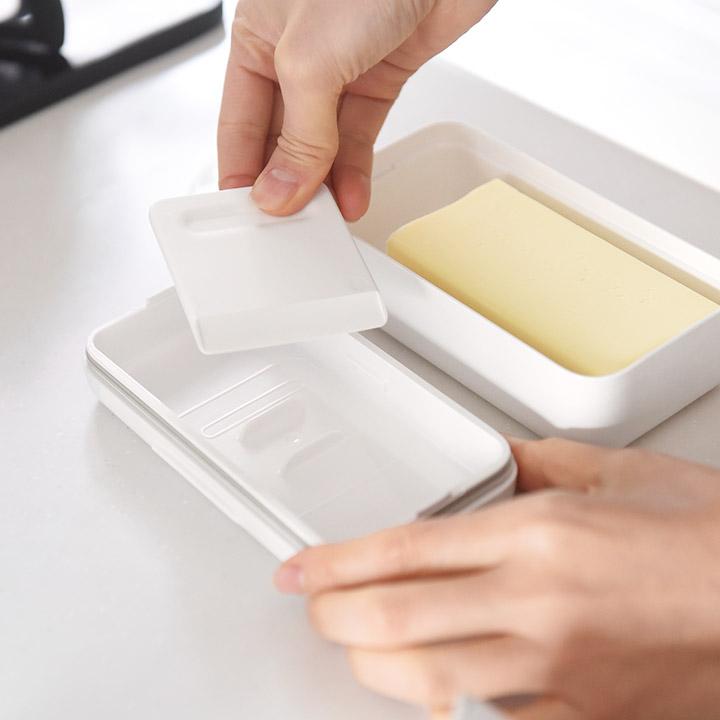 バターケース バターカットケース バターカッター マーナ 薄く切れるカッター付き バターケース MARNA 1 | marna | 09