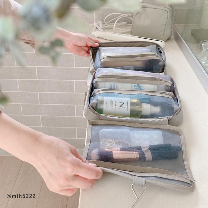 トラベルポーチ 吊り下げ トラベルグッズ 旅行グッズ 旅行用品 旅行 ポーチ yrh bon moment ボンモマン | bon moment | 19