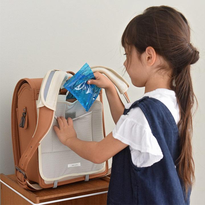 ランドセルパッド 保冷剤 背中 パッド 接触冷感 ひんやり リュック 背中 汗 暑さ対策 通学/kukka ja puu クッカヤプー | kukka ja puu | 01