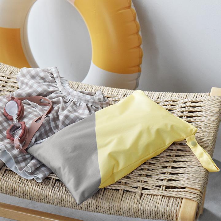 防水ポーチ ヨガ プール 保育園 着替え入れ おむつポーチ トラベルポーチ bon moment ボンモマン【雨の日】 | bon moment | 16