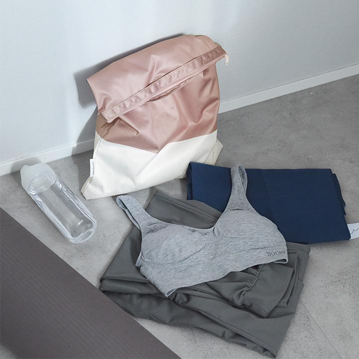 防水ポーチ ヨガ プール 保育園 着替え入れ おむつポーチ トラベルポーチ bon moment ボンモマン【雨の日】 | bon moment | 18