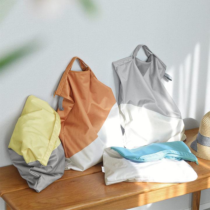 防水ポーチ ヨガ プール 保育園 着替え入れ おむつポーチ トラベルポーチ bon moment ボンモマン【雨の日】 | bon moment | 19