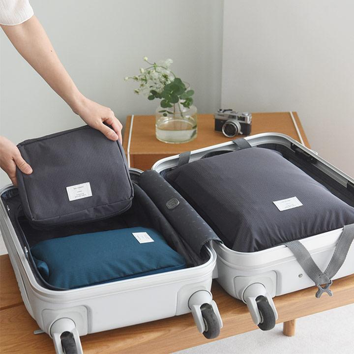 トラベルポーチ 旅行 圧縮 セット 2点 衣類 旅行用圧縮袋 旅行グッズ 便利 メンズ レディース bon moment ボンモマン |  | 17