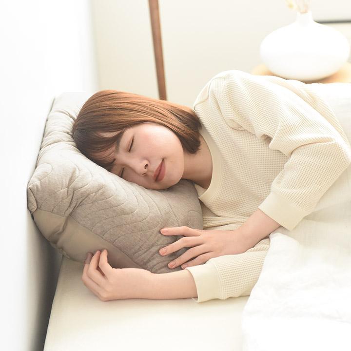 温熱効果でぐっすり眠れる 枕カバー 43×63cm まくらカバー／Recovery