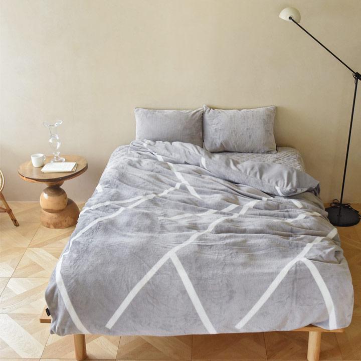 掛け布団カバー シングル 冬 布団を包める 毛布 暖かい 毛布カバー かけふとん bon moment ボンモマン【送料無料】 | bon moment | 16