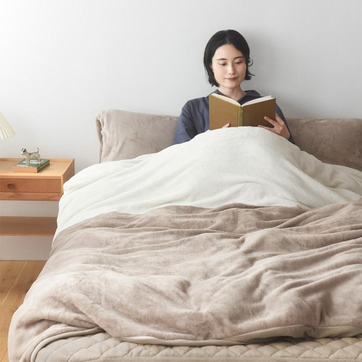 掛け布団カバー シングル 冬 布団を包める 毛布 暖かい 毛布カバー かけふとん bon moment ボンモマン【送料無料】 | bon moment | 17