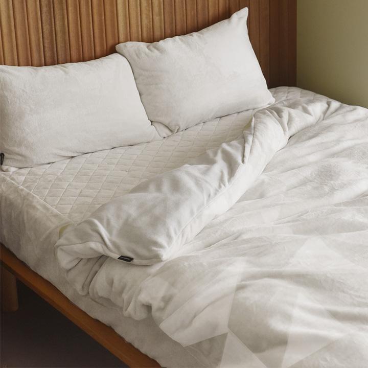 掛け布団カバー シングル 冬 布団を包める 毛布 暖かい 毛布カバー かけふとん bon moment ボンモマン【送料無料】 | bon moment | 18