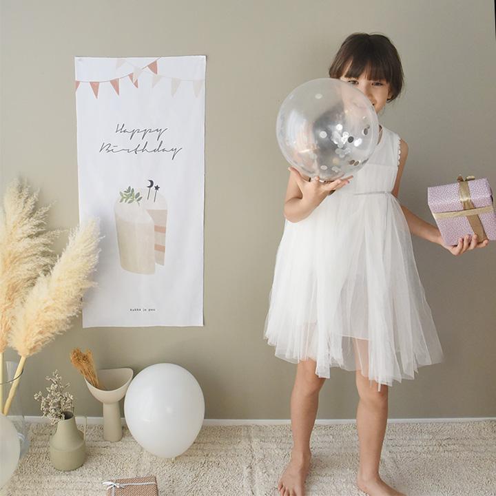 バースデー 誕生日  パーティ おうちスタジオ バースデー タペストリー／クッカヤプー【送料無料】【12/19雑貨追加】 | kukka ja puu | 16