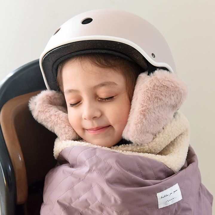 kukka ja puu（クッカヤプー） 自転車ヘルメット用 イヤーマフ 防寒 耳