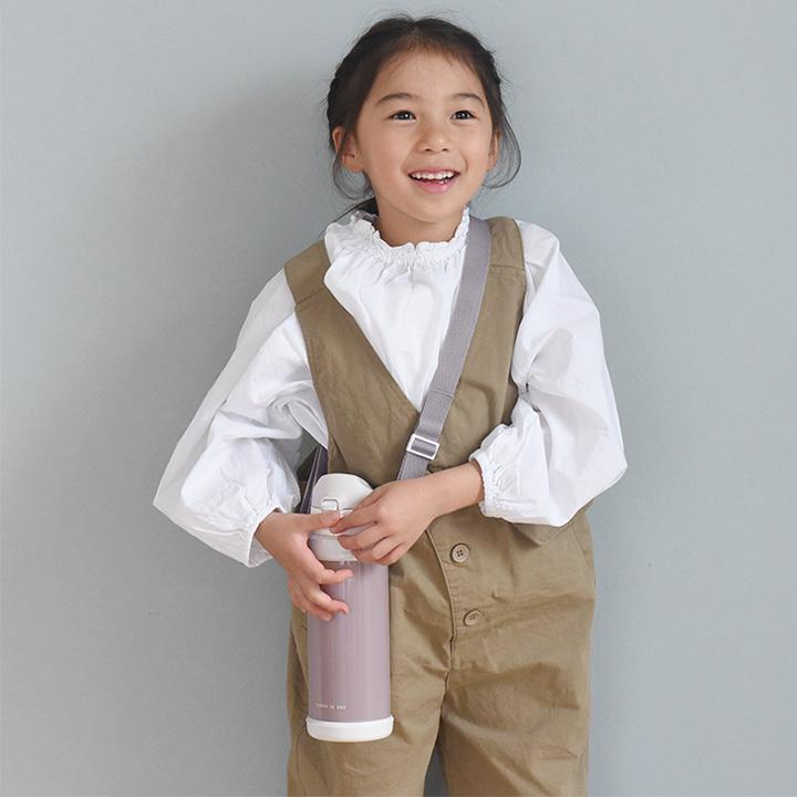 kukka ja puu（クッカヤプー） 水筒 子供 800ml ワンタッチ ダイレクト