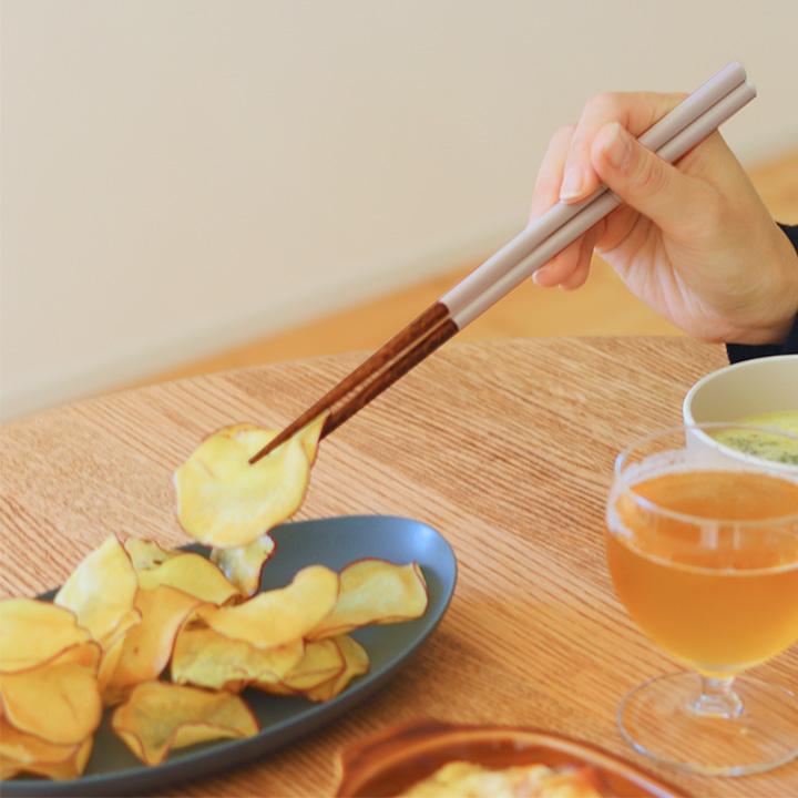 bon moment（ボンモマン） 菜箸 日本製 天然木 滑り止め加工 掴み