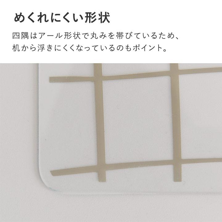 kukka ja puu デスクマット 80&times;50cm 学習机 小学生 透明／クッカヤプー【送料無料】