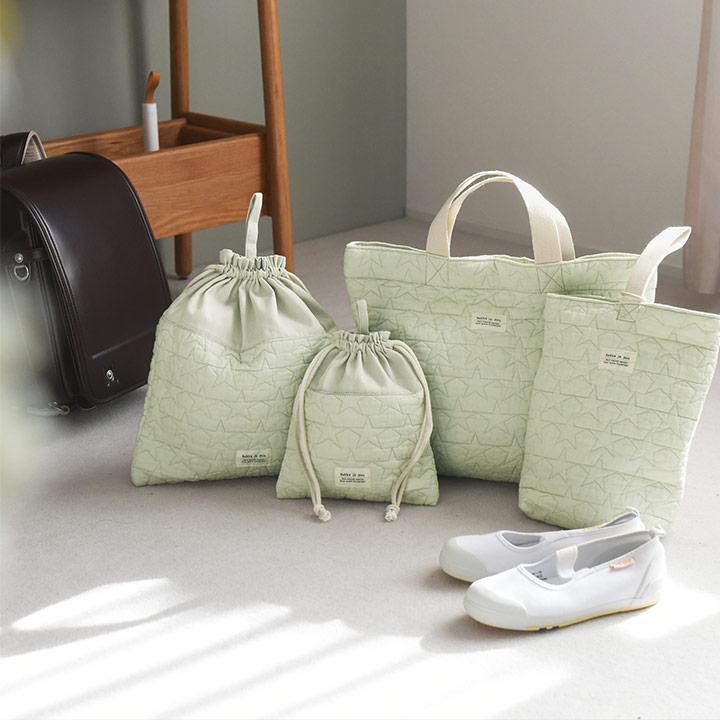 kukka ja puu（クッカヤプー） イブル生地 ヌビ レッスンバッグ 男の子