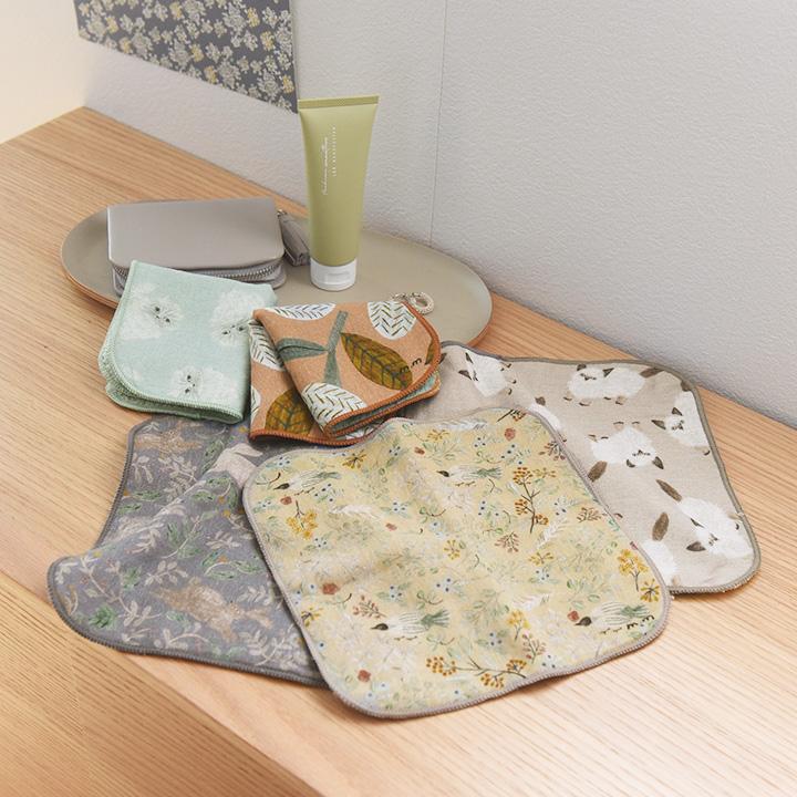 松尾ミユキ ガーゼハンドタオル タオル ハンカチ プチギフト