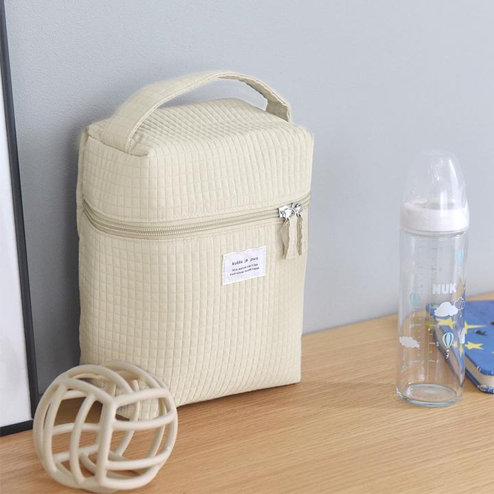 哺乳瓶ケース マグポーチ ミルクポーチ 軽量 離乳食 たっぷり収納できる 哺乳瓶ポーチ 保冷 保温 kukka ja puu クッカヤプー | kukka ja puu | 14