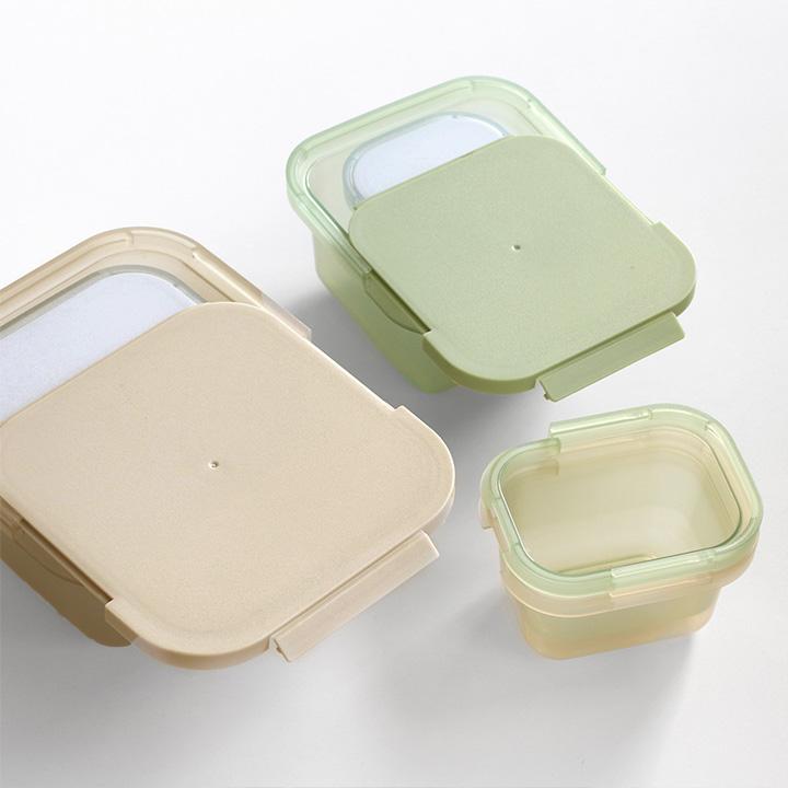 保存容器 プラスチック スライド式蓋の保存容器 3点セット Hip ヒップ ストレージボックス yrh【送料無料】 |  | 03