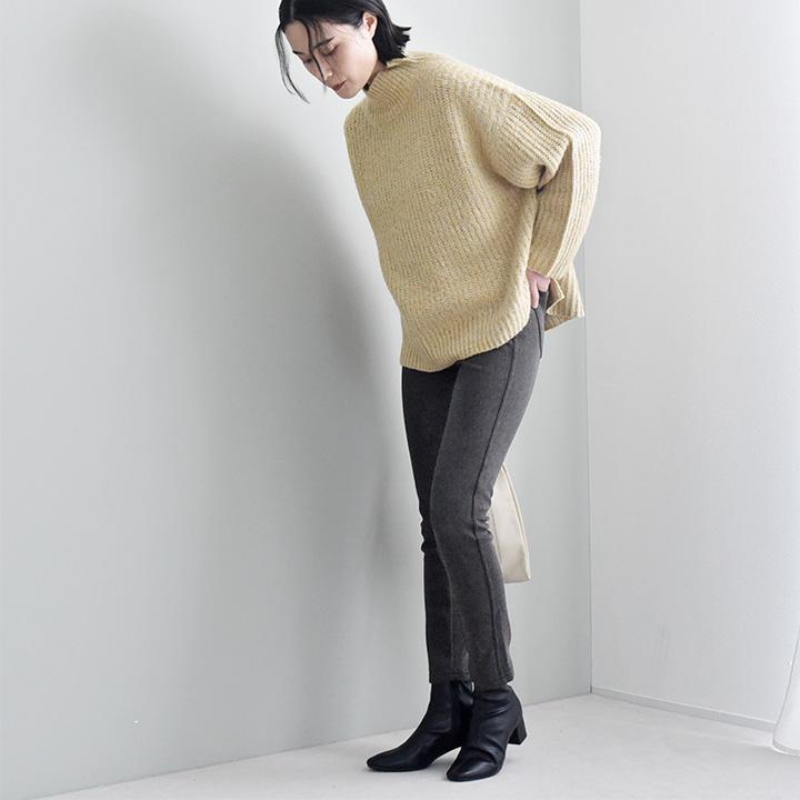 レディースパンツ 裏起毛 なめらかタッチ 裏ベロア で心地よい暖かさ ストレッチ レギンスパンツ kauliina【送料無料】【2/19F追加】 |  | 12