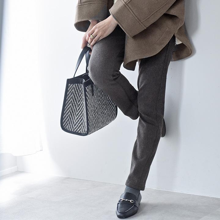 レディースパンツ 裏起毛 なめらかタッチ 裏ベロア で心地よい暖かさ ストレッチ レギンスパンツ kauliina【送料無料】【2/19F追加】 |  | 01