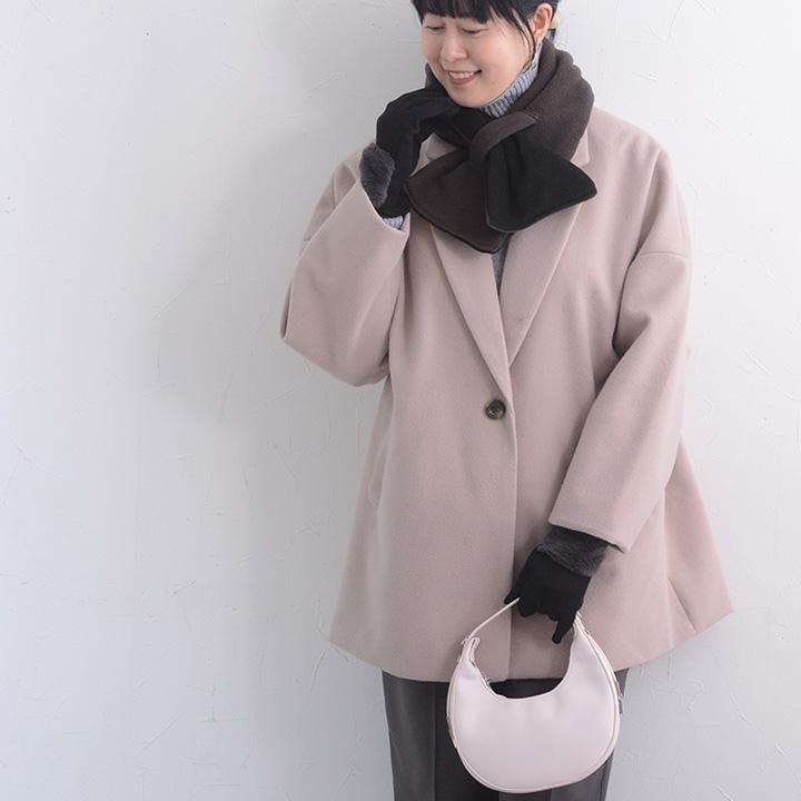 ツイードミル マフラー フリースマフラー ツィードミル バイカラー