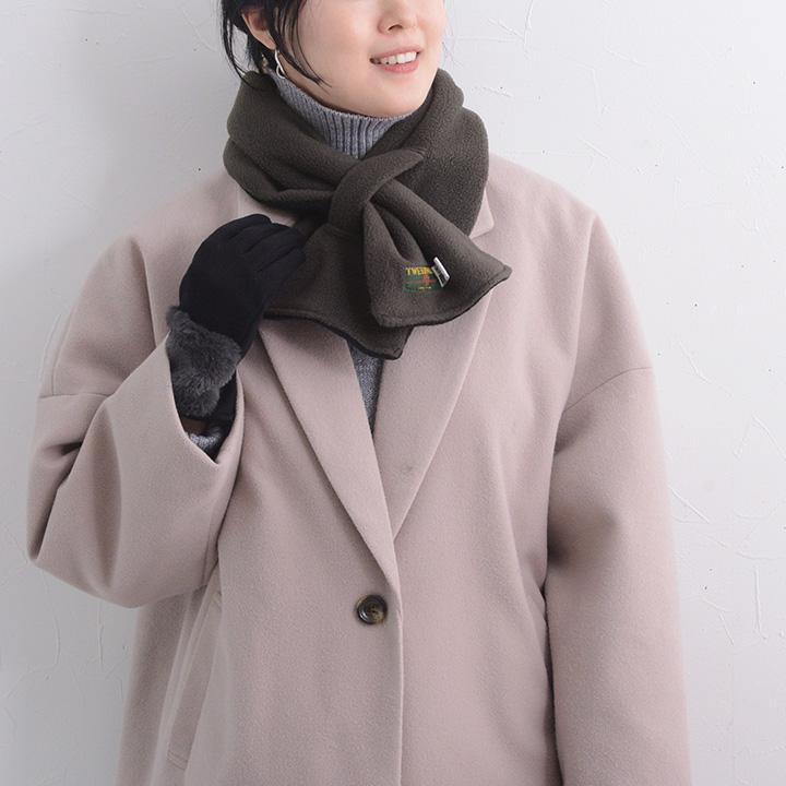 ツイードミル　マフラー ツイードミル マフラー フリースマフラー ツィードミル バイカラー