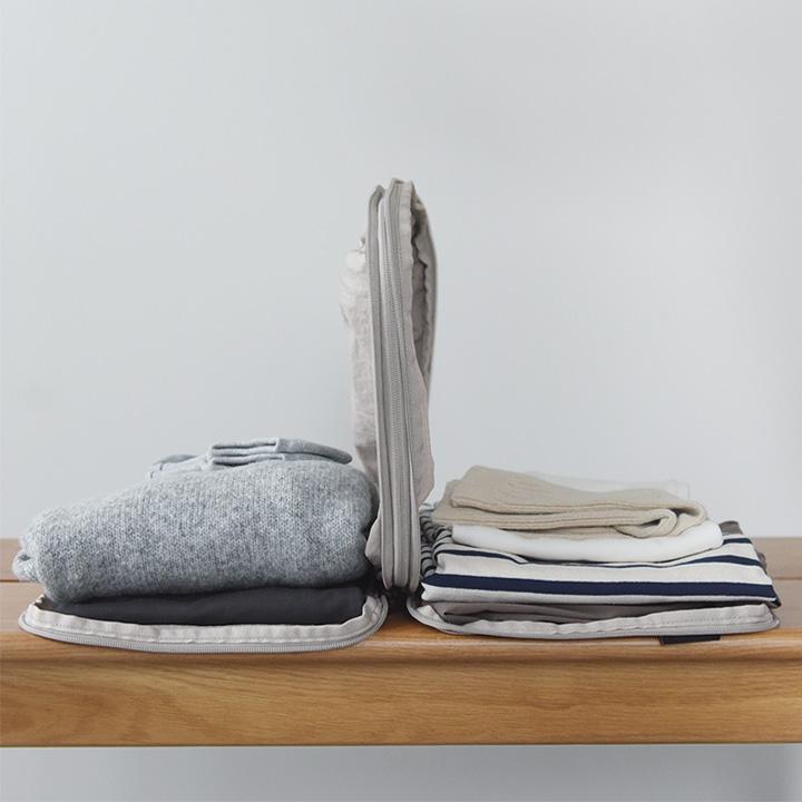 bon moment（ボンモマン） 【タフかるシリーズ】トラベル圧縮ポーチ