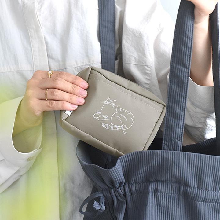 bon moment（ボンモマン） × fukucoco ティッシュも入る ミニポーチ