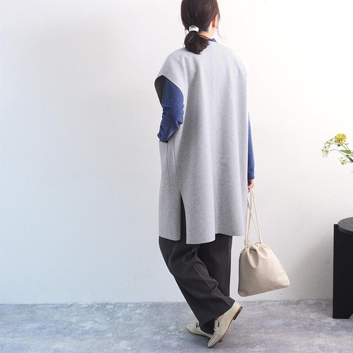 Agreable（アグレアーブル） ジレ ロングジレレディース 秋冬 さっと