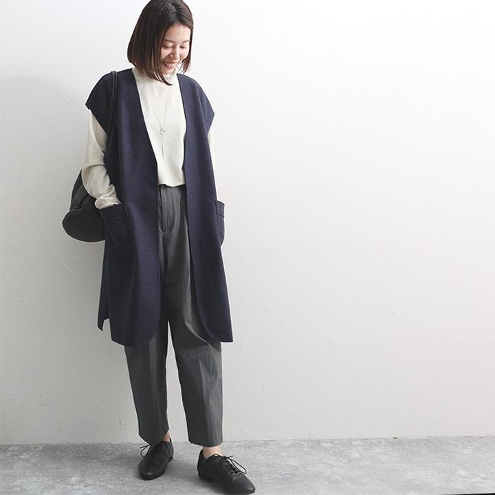 Agreable（アグレアーブル） ジレ ロングジレレディース 秋冬 さっと