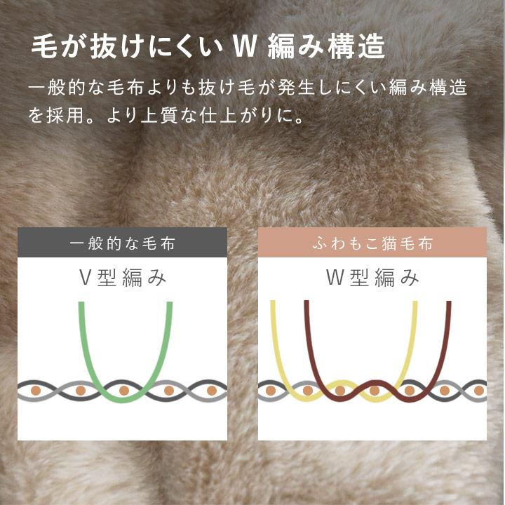 まるで猫 毛布 シングル 暖かい 2枚合わせ ブランケット 大判 bon moment ボンモマン【送料無料】 |  | 13