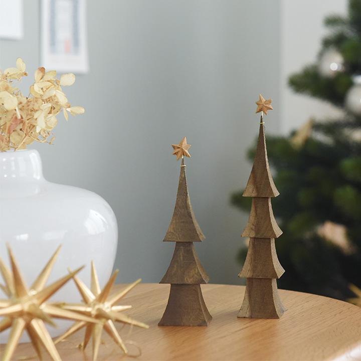 クリスマス 4段 クリスマスツリー 卓上 おしゃれ ハシゴクリスマスの森