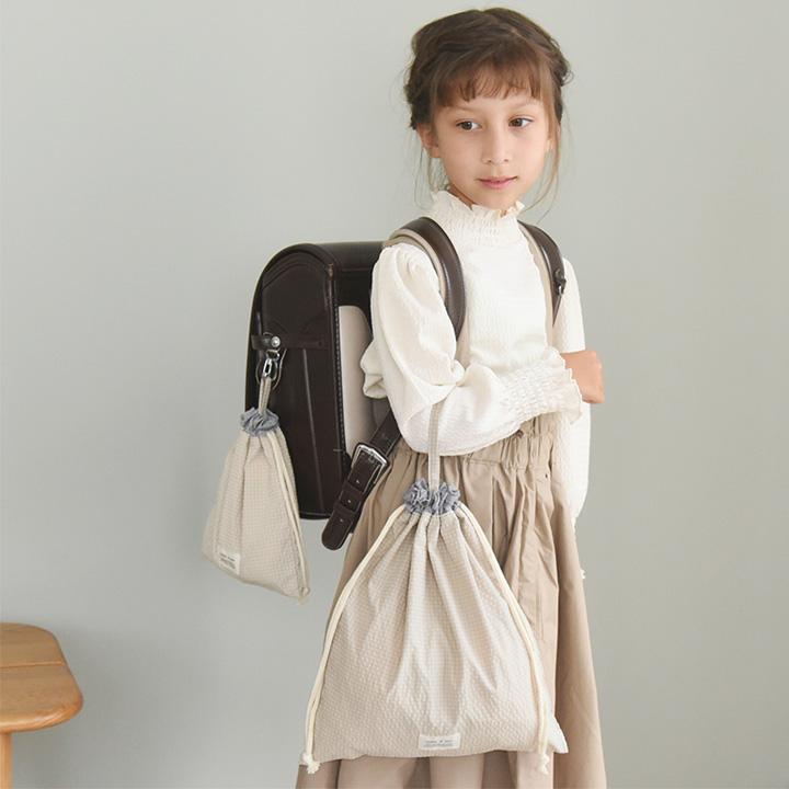 kukka ja puu（クッカヤプー） 巾着袋 2枚セット 体操着入れ コップ