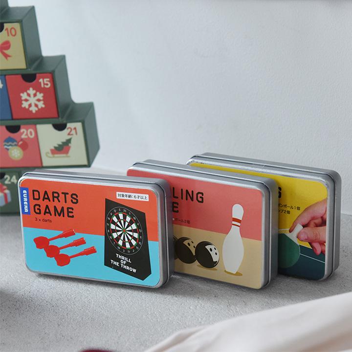 ミニゲーム プチギフト ボーリング ピンポン ダーツ チョコレート入り